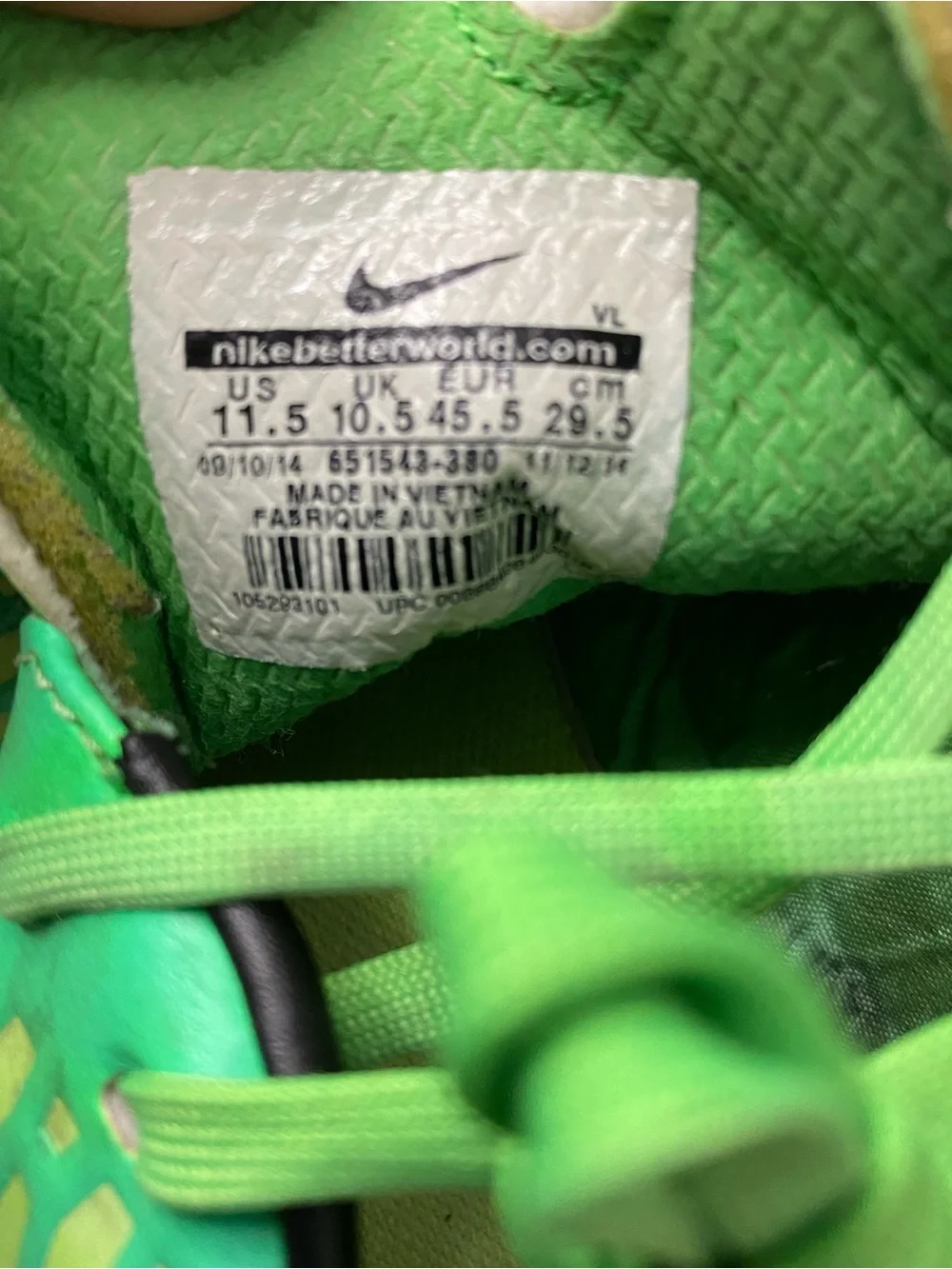 Nike Magista Opus Green ACC Football Cleats Mens Soccboots US 11.5